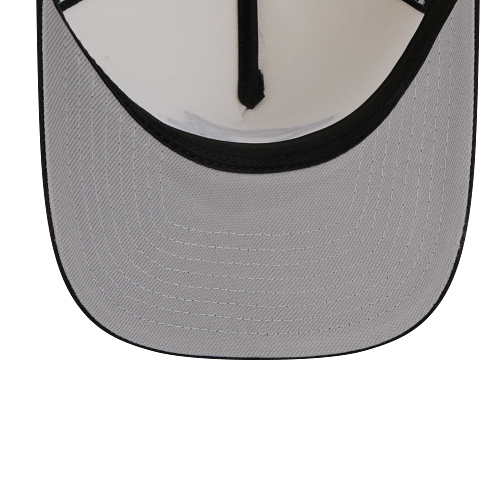 MEN'S NEW ERA MLB 9FORTY A-FRAME TORONTO BLUE JAYS CREAM WHITE & BLACK SNAPBACK HAT