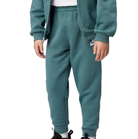 NIKE TODDLER BOYS CLUB FLEECE SPORTSWEAR 2-PIECE MINERAL SALT GREEN HOODIE & JOGGER SET (SIZE 2T-4T)