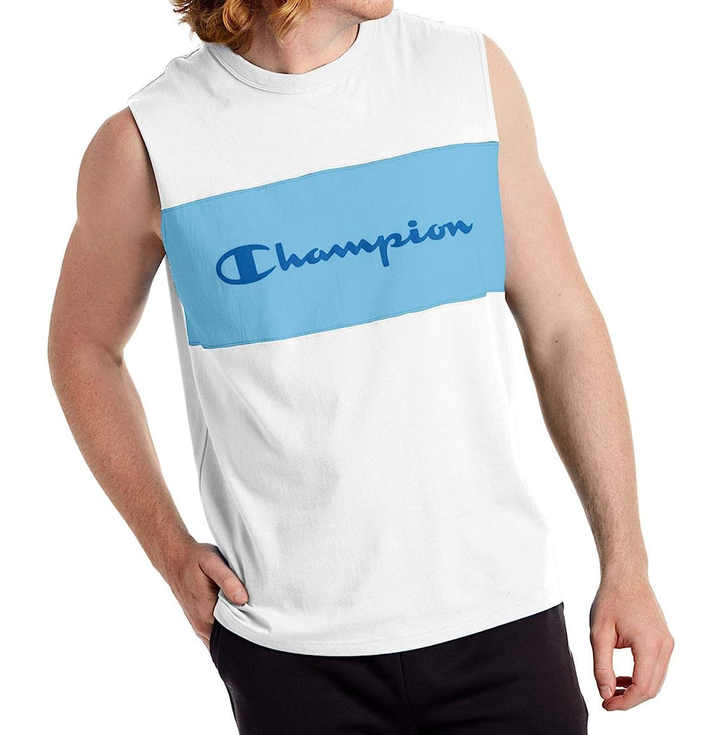 CHAMPION COLORBLOCK MUSCLE TEE