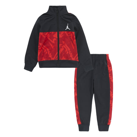 JORDAN TODDLER BOYS ESSENTIAL 2-PIECE SET (BLACK/RED SIZES 2T-4T)