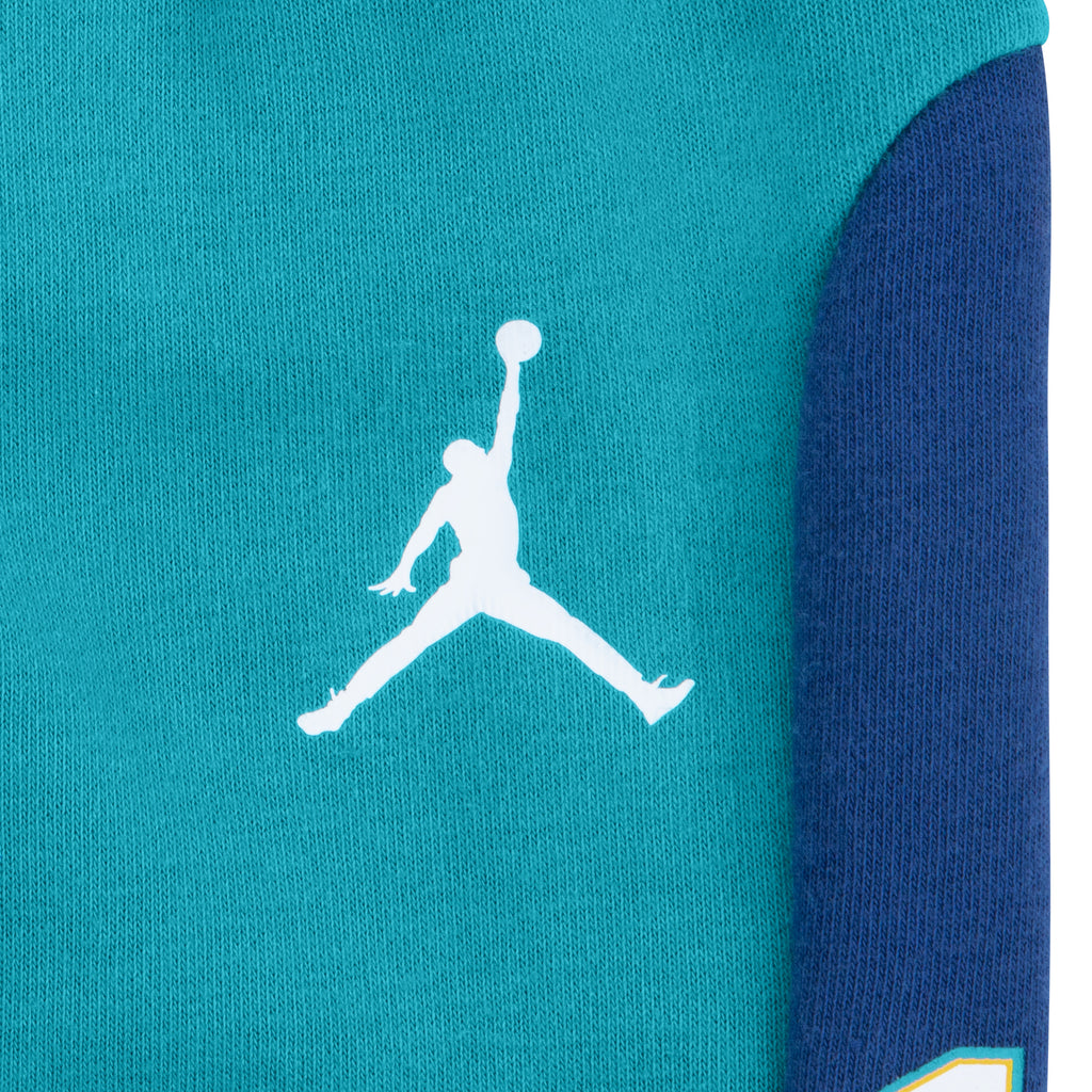 JORDAN TODDLER BOYS' 23 CREWNECK SET (TEAL)