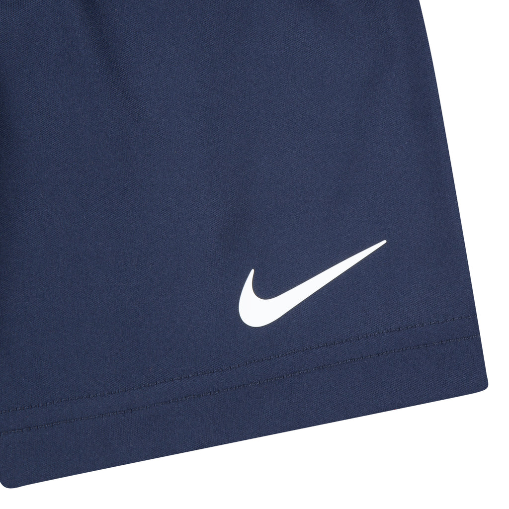 NIKE TODDLERS' DRI-FIT T-SHIRT & SHORTS SET (BLUE SIZE 2T-4T)