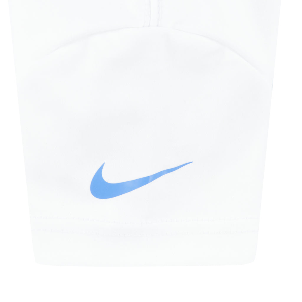 NIKE TODDLERS' DRI-FIT T-SHIRT & SHORTS SET (WHITE/BLUE SIZE 2T-4T)