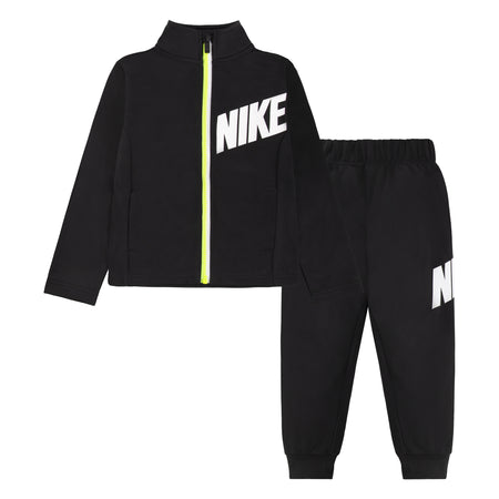 NIKE KIDS TRACK JACKET AND PANTS SET (BLACK SIZE 2T-4T)