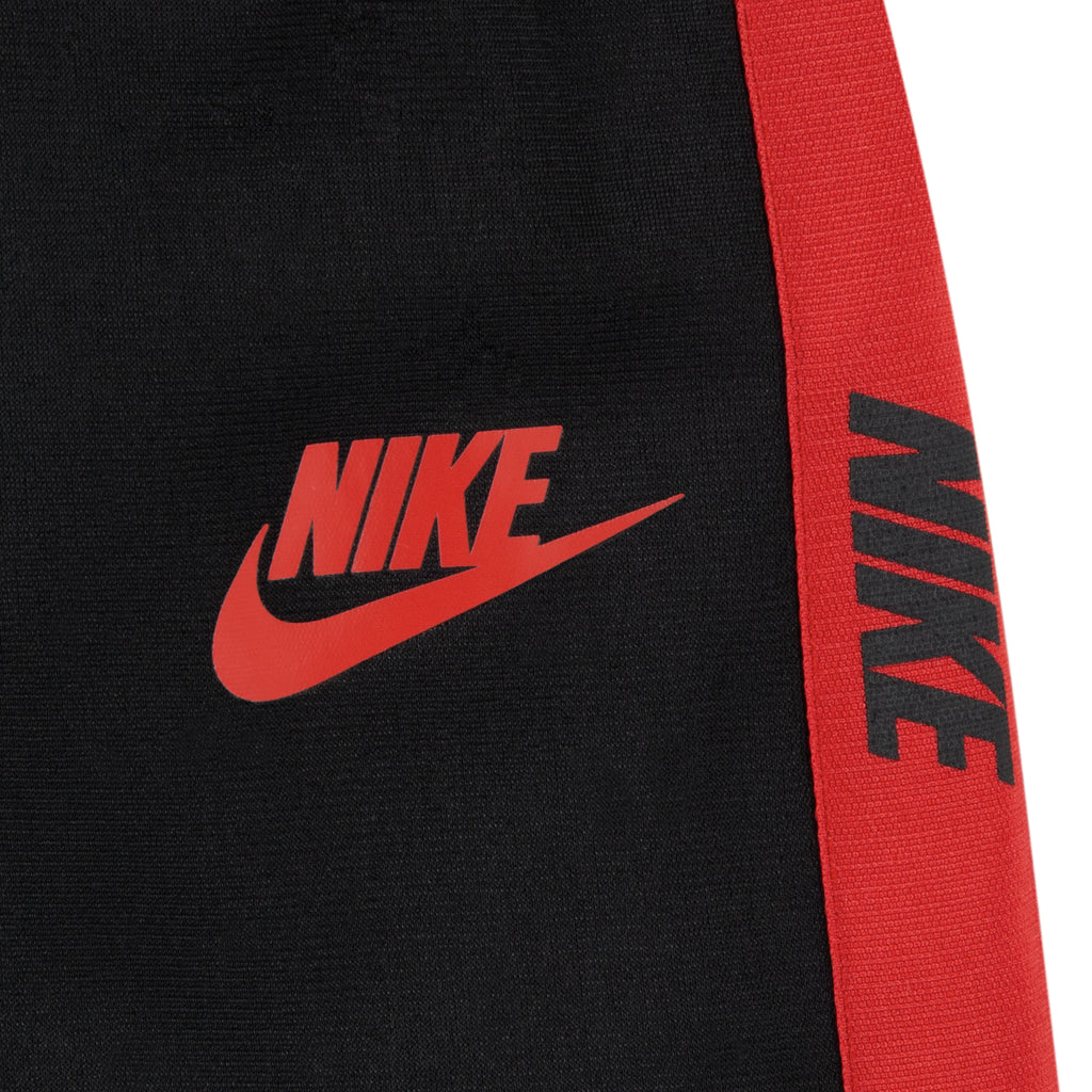 NIKE TODDLER TRICOT TRACK JACKET AND PANTS SET (BLACK/RED SIZE 2T-4T)