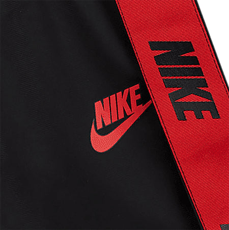 NIKE TODDLER TRICOT TRACK JACKET AND PANTS SET (BLACK/RED SIZE 2T-4T)