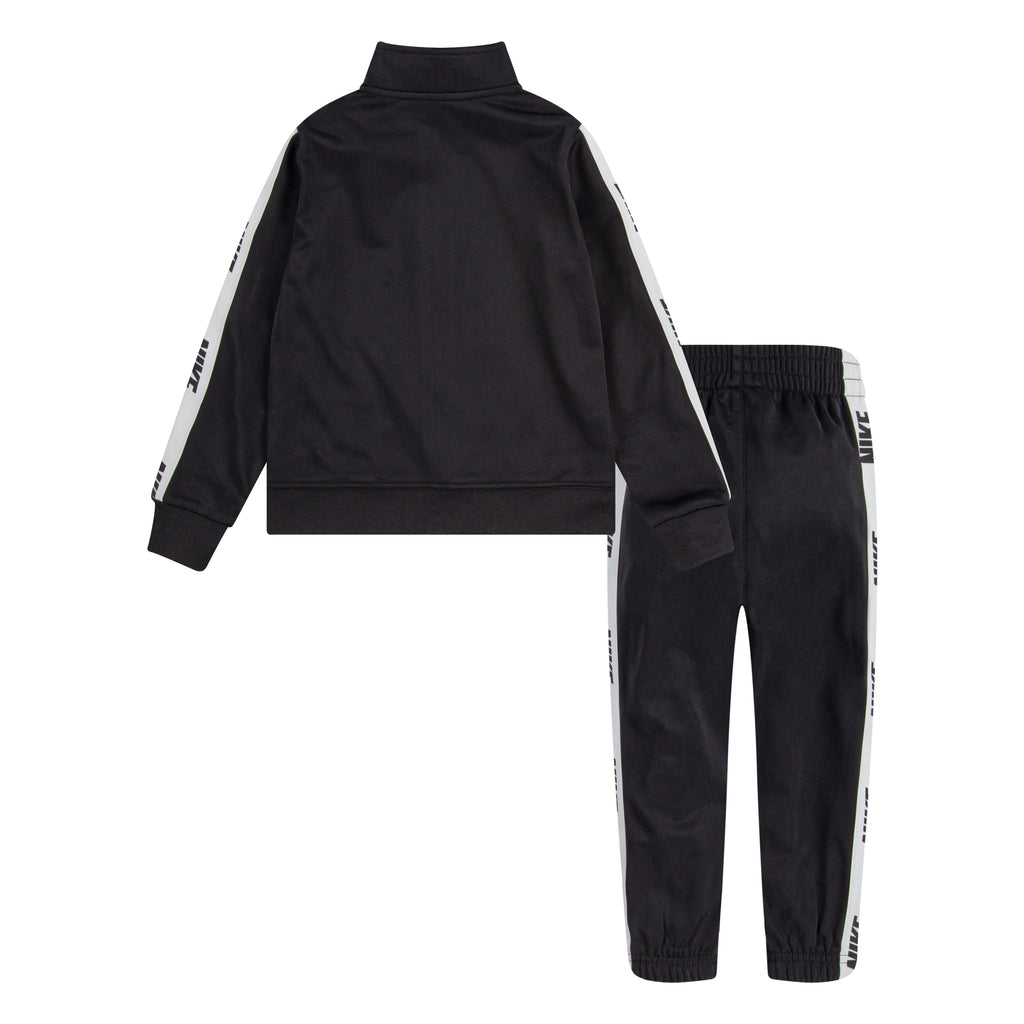 NIKE TODDLER TRICOT TRACK JACKET AND PANTS SET (BLACK SIZE 2T-4T)