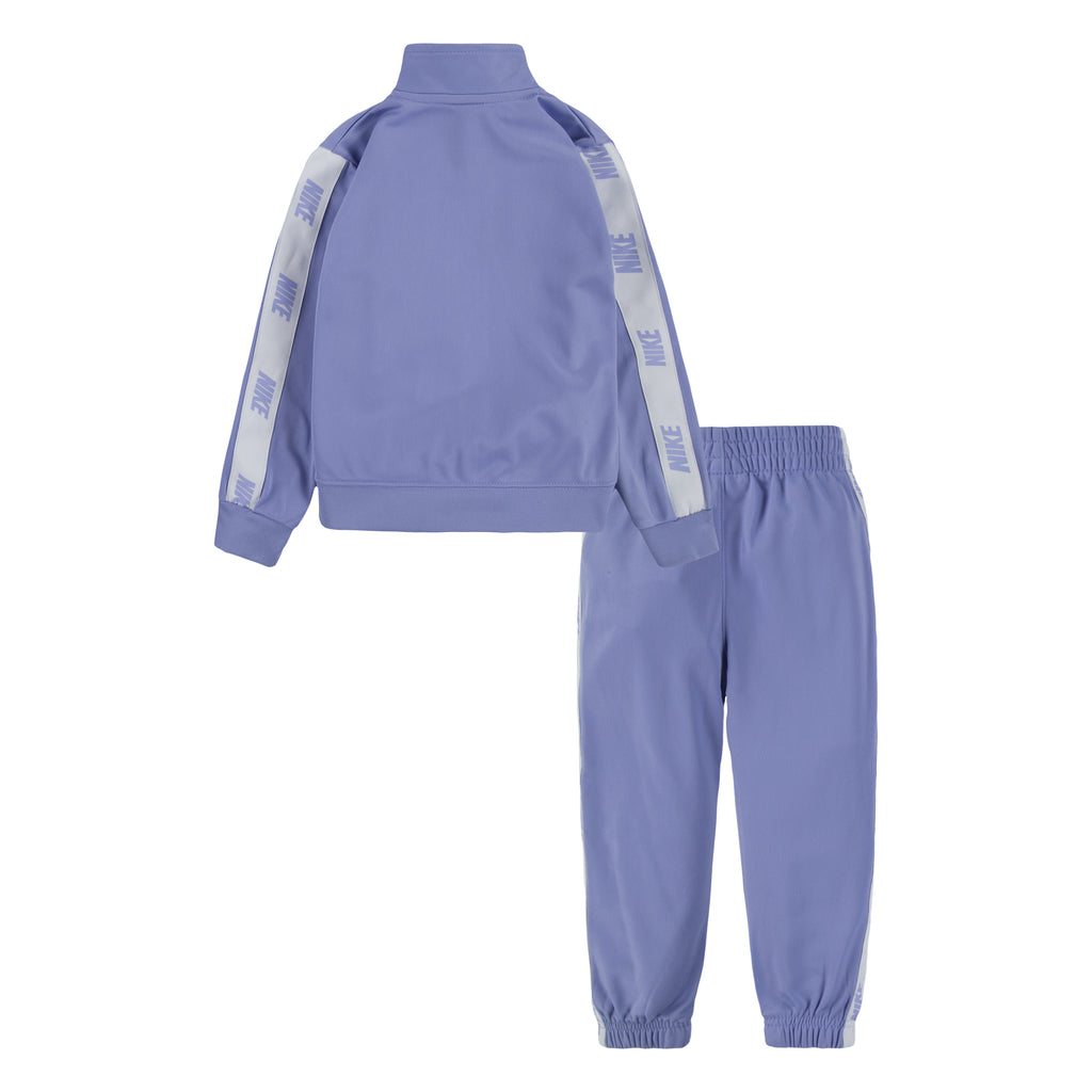 NIKE TODDLER GIRLS TRICOT TRACK JACKET AND PANTS SET (VIOLET SIZE 2T-4T)