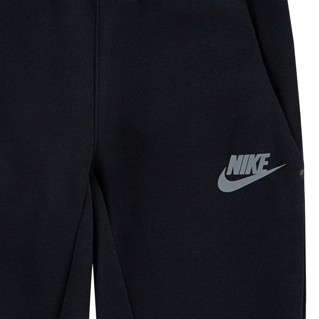 NIKE TODDLERS SPORTSWEAR TECH FLEECE ZIP HOODIE & PANTS SET (BLACK)