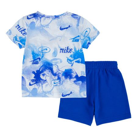 NIKE INFANT BOYS SPORTSWEAR T-SHIRT AND SHORTS SET (GAME ROYAL SIZES 12M-24M)