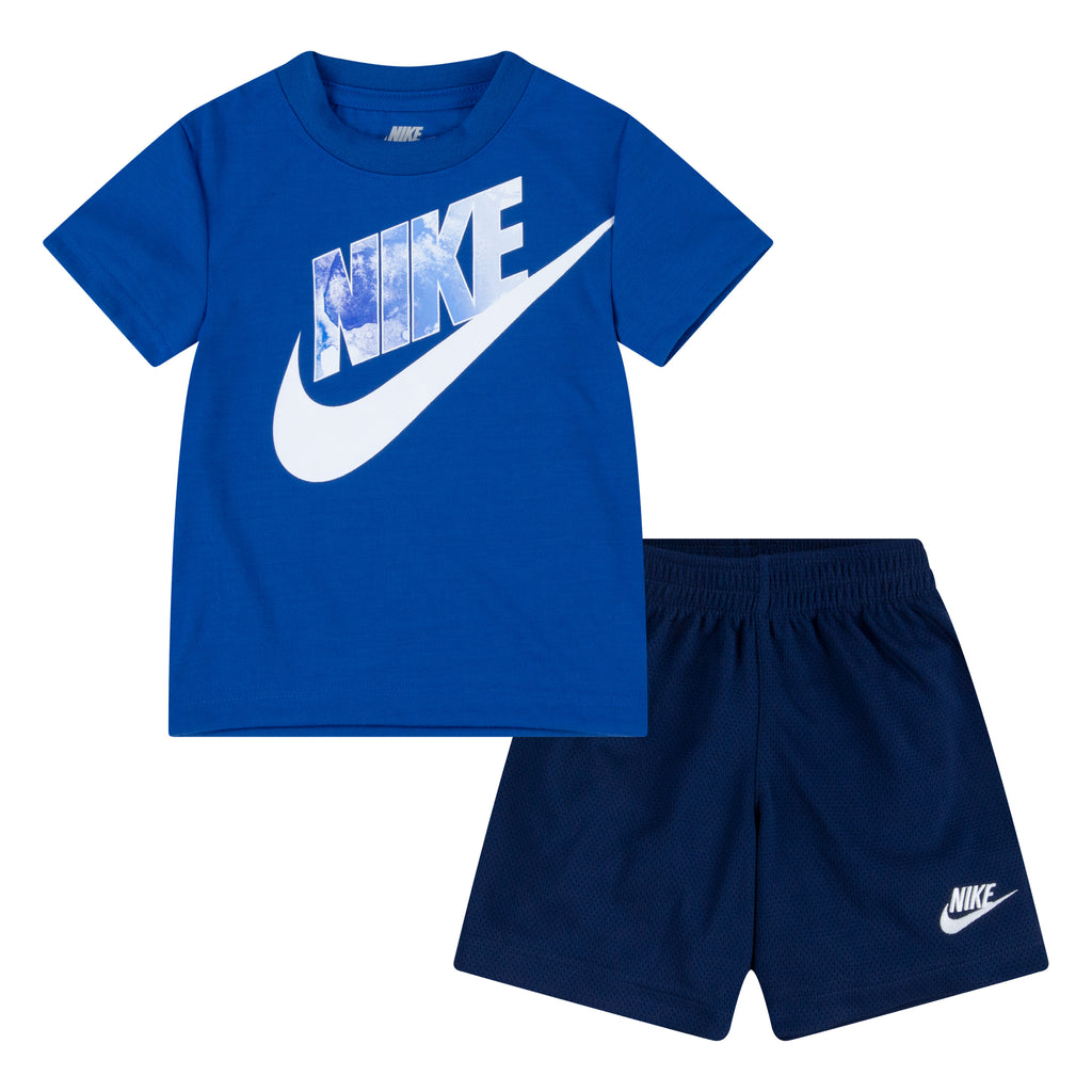 NIKE TODDLER BOYS' DAZE RECYCLED 2-PIECE SET (NAVY BLUE SIZES 2T-4T)