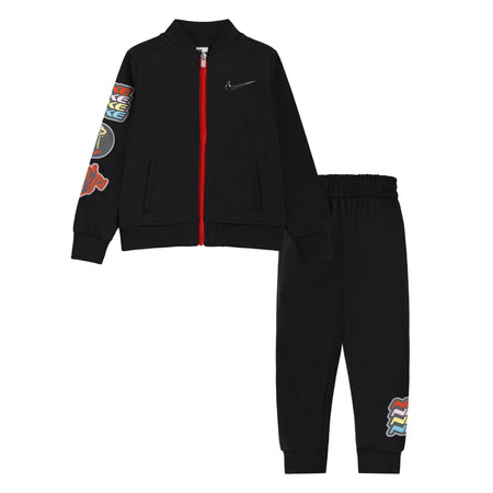 NIKE KIDS KSA TRACK JACKET AND PANTS SET (BLACK SIZE 2T-4T)