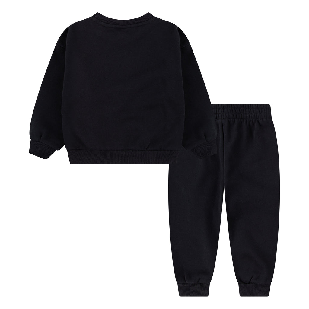 NIKE TODDLER ESSENTIAL BLACK CREWNECK SET (SIZE 2T-4T)