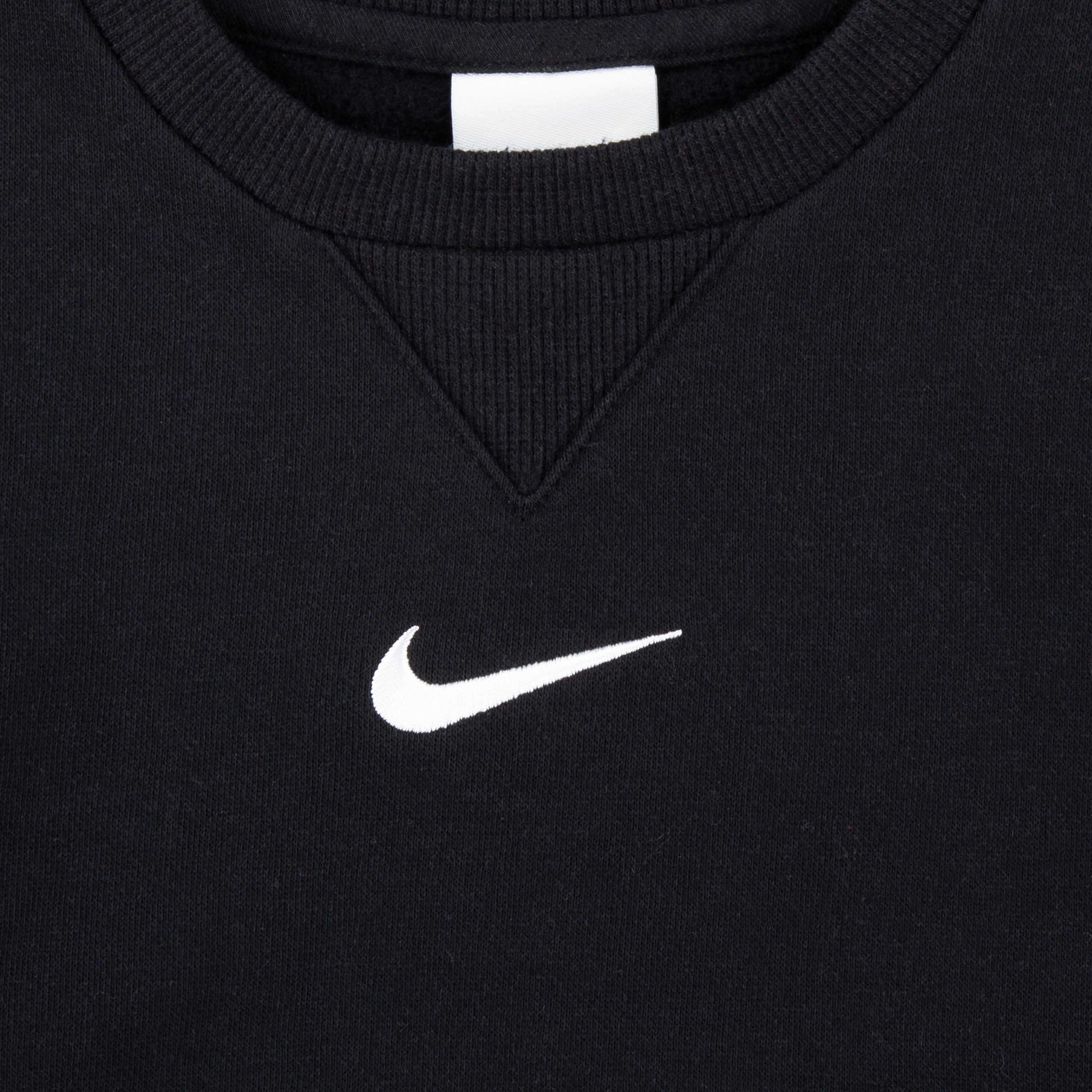 NIKE TODDLER ESSENTIAL BLACK CREWNECK SET (SIZE 2T-4T)