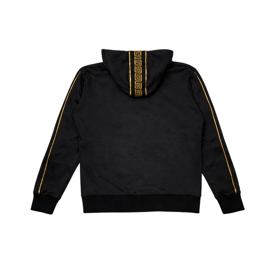 MEN'S RHINESTONE PULLOVER SWEATER (BLACK/GOLD)