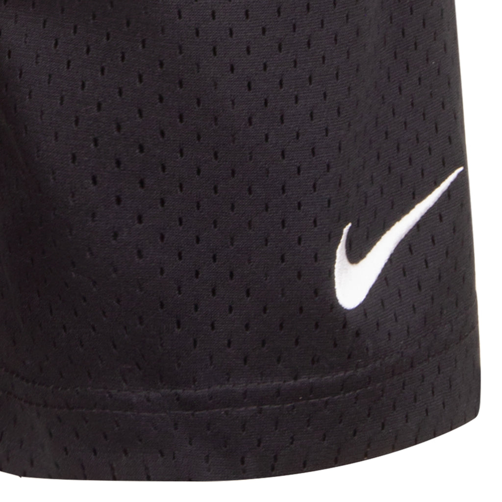 NIKE KIDS MESH DRI-FIT SHORTS (BLACK SIZE 4-7Y)