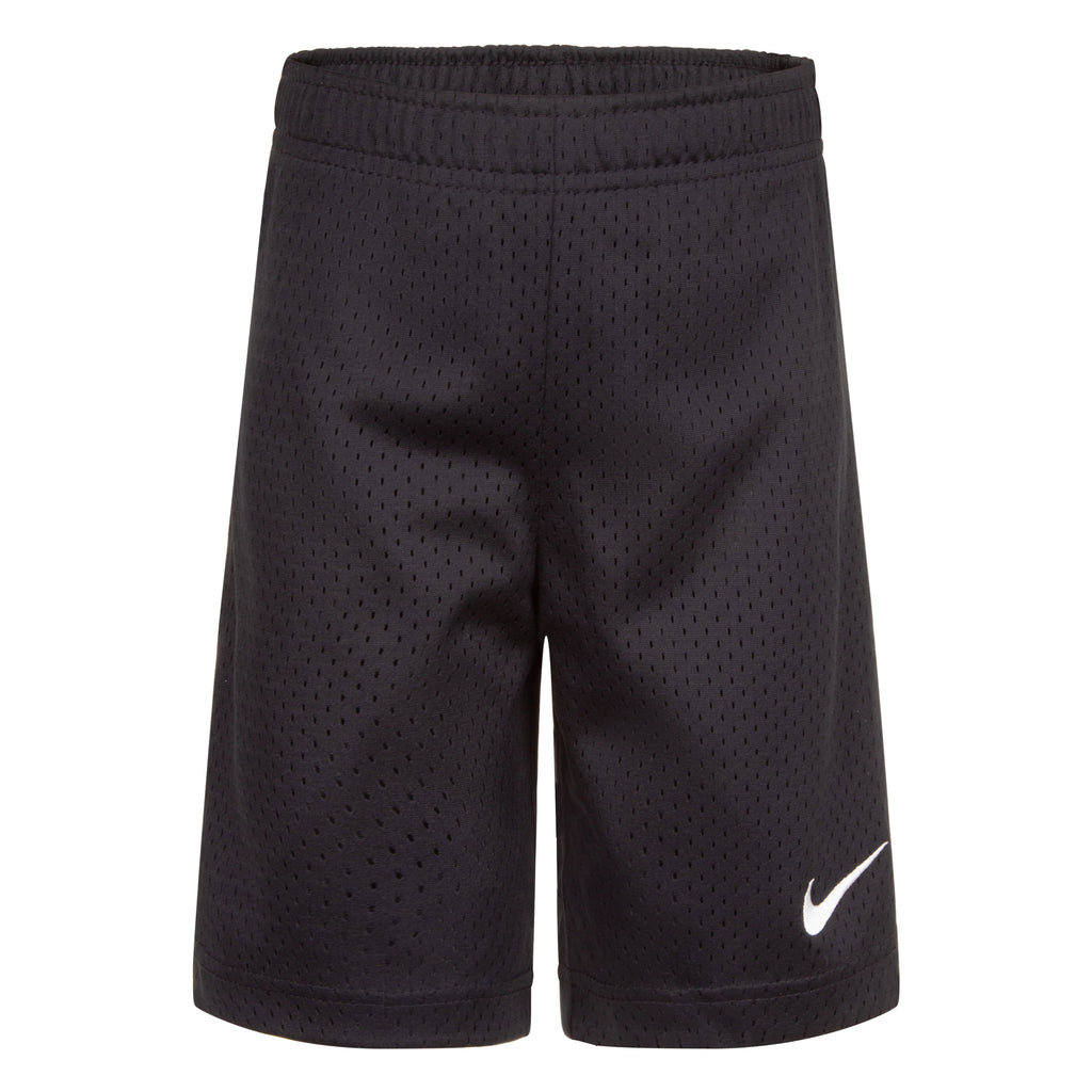 NIKE KIDS MESH DRI-FIT SHORTS (BLACK SIZE 4-7Y)