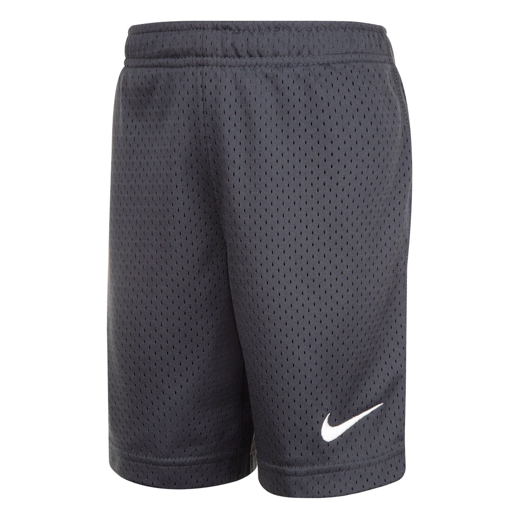 NIKE KIDS MESH DRI-FIT SHORTS (GREY SIZE 4-7Y)