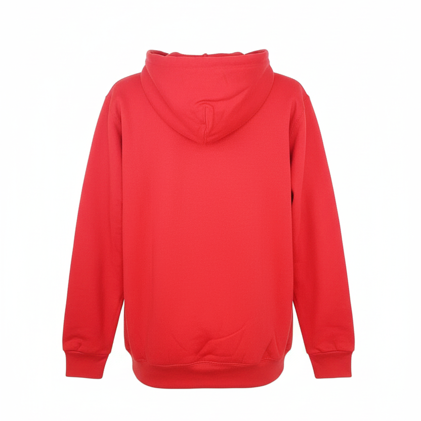 MEN'S FLEECE PULLOVER HOODIE 320 GSM HEAVY QUALITY (RED)