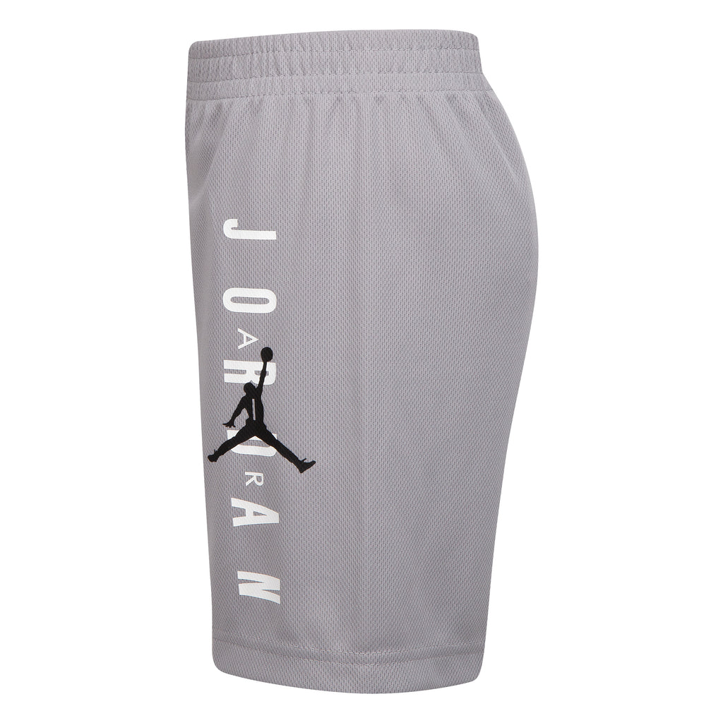 JORDAN KIDS DRI-FIT SHORTS (GREY SIZE 4-7Y)