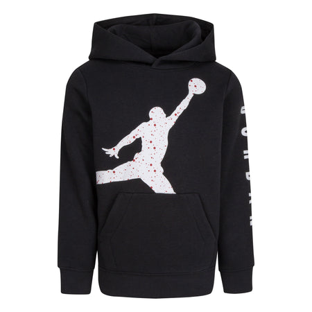 JORDAN KIDS JUMPMAN PULLOVER HOODIE (BLACK SIZE 4-7Y)