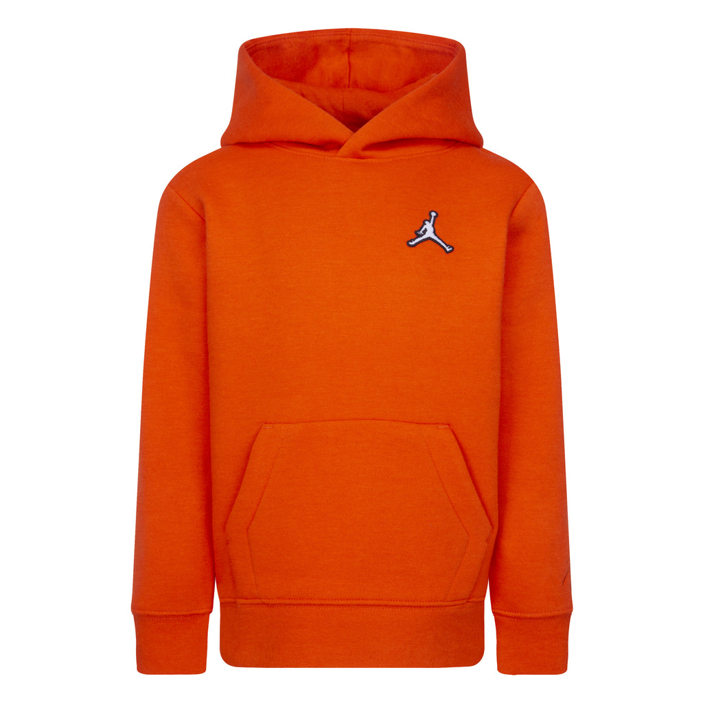 JORDAN KIDS ESSENTIAL PULLOVER HOODIE (ORANGE SIZE 4-7Y)