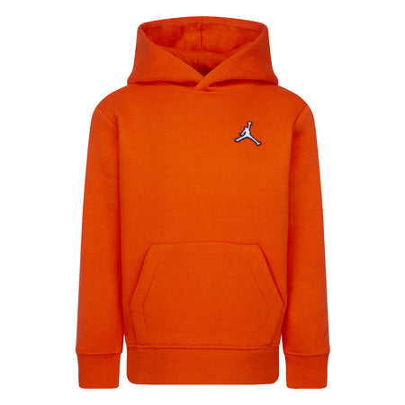 JORDAN KIDS ESSENTIAL PULLOVER HOODIE (ORANGE SIZE 4-7Y)