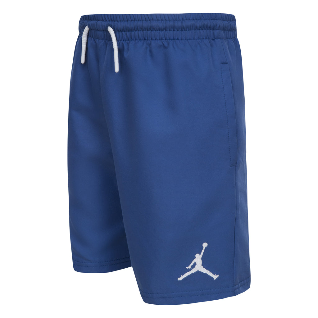 JORDAN LITTLE BOYS' WOVEN SHORTS (BLUE SIZES 4-7Y)