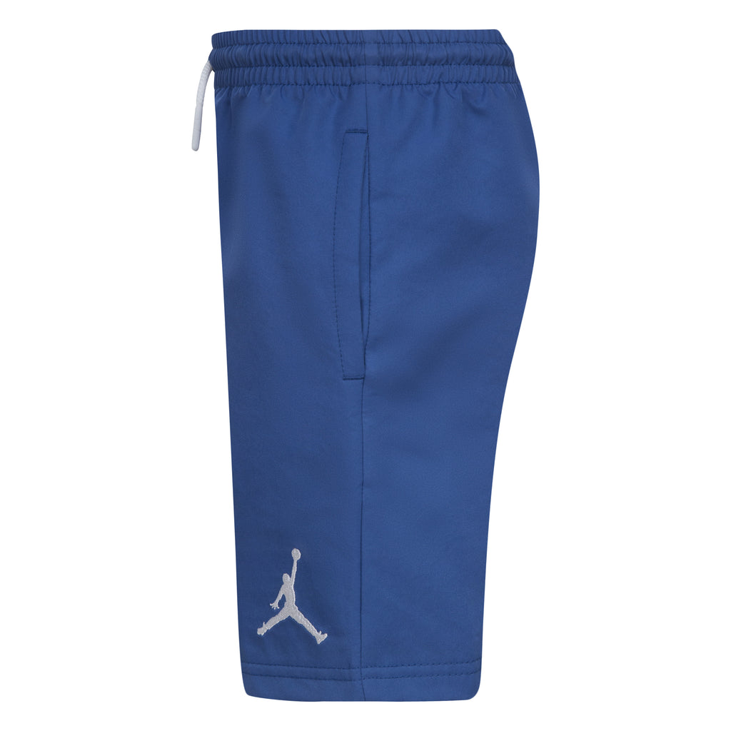 JORDAN LITTLE BOYS' WOVEN SHORTS (BLUE SIZES 4-7Y)