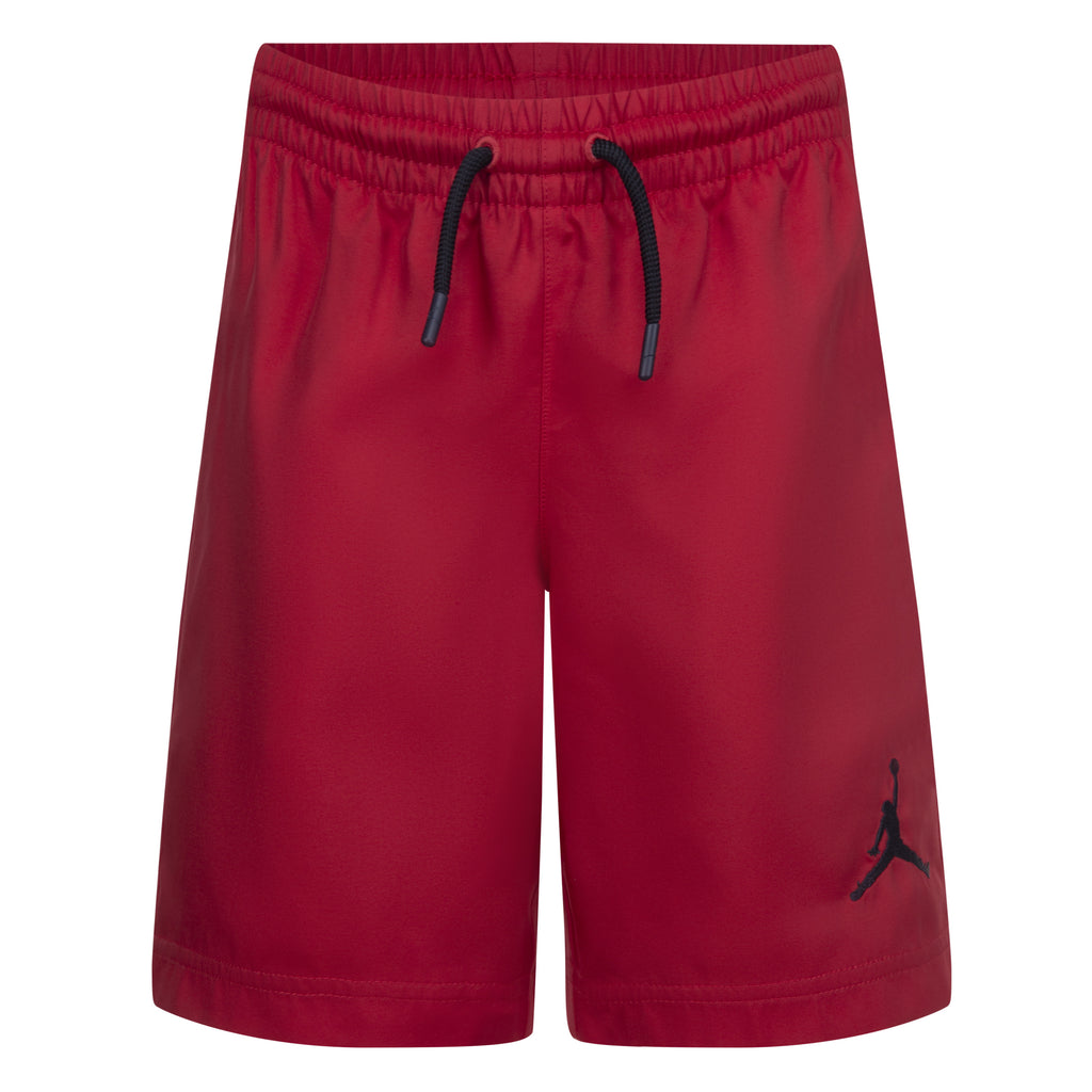 JORDAN LITTLE BOYS' WOVEN SHORTS (RED SIZES 4-7Y)