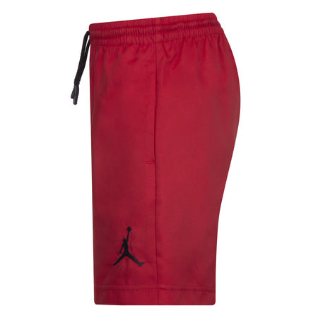 JORDAN LITTLE BOYS' WOVEN SHORTS (RED SIZES 4-7Y)