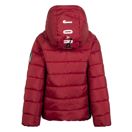 JORDAN KIDS HEAVY WEIGHT PUFFER JACKET (RED SIZE 4-7Y)