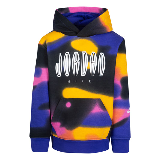 KIDS' JORDAN MJ MVP PRINTED FLEECE PULLOVER HOODIE