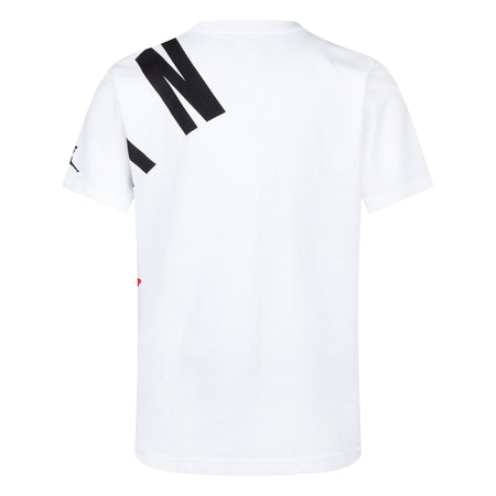 JORDAN KIDS' THROWBACK SHORT SLEEVE T-SHIRT (WHITE SIZE 4-7Y)