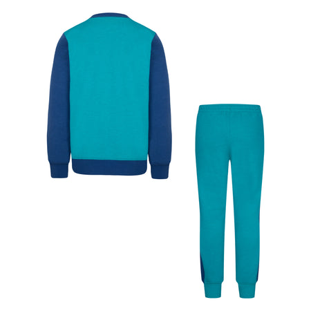 JORDAN KIDS' 23 CREWNECK SET (TEAL)