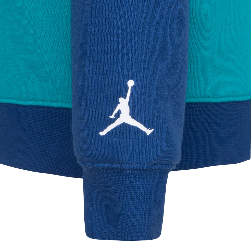 JORDAN KIDS' 23 CREWNECK SET (TEAL)