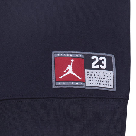 JORDAN 23 KIDS FLEECE PULLOVER HOODIE (BLACK SIZE 4-7Y)