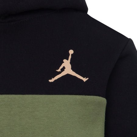 JORDAN KIDS SIDELINE PULLOVER HOODIE (OLIVE SIZE 4-7Y)