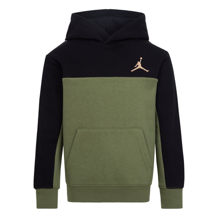 JORDAN KIDS SIDELINE PULLOVER HOODIE (OLIVE SIZE 4-7Y)