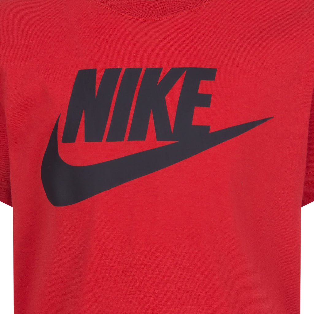 NIKE KIDS' SHORT SLEEVES FUTURA TEE (RED SIZE 4-7Y)