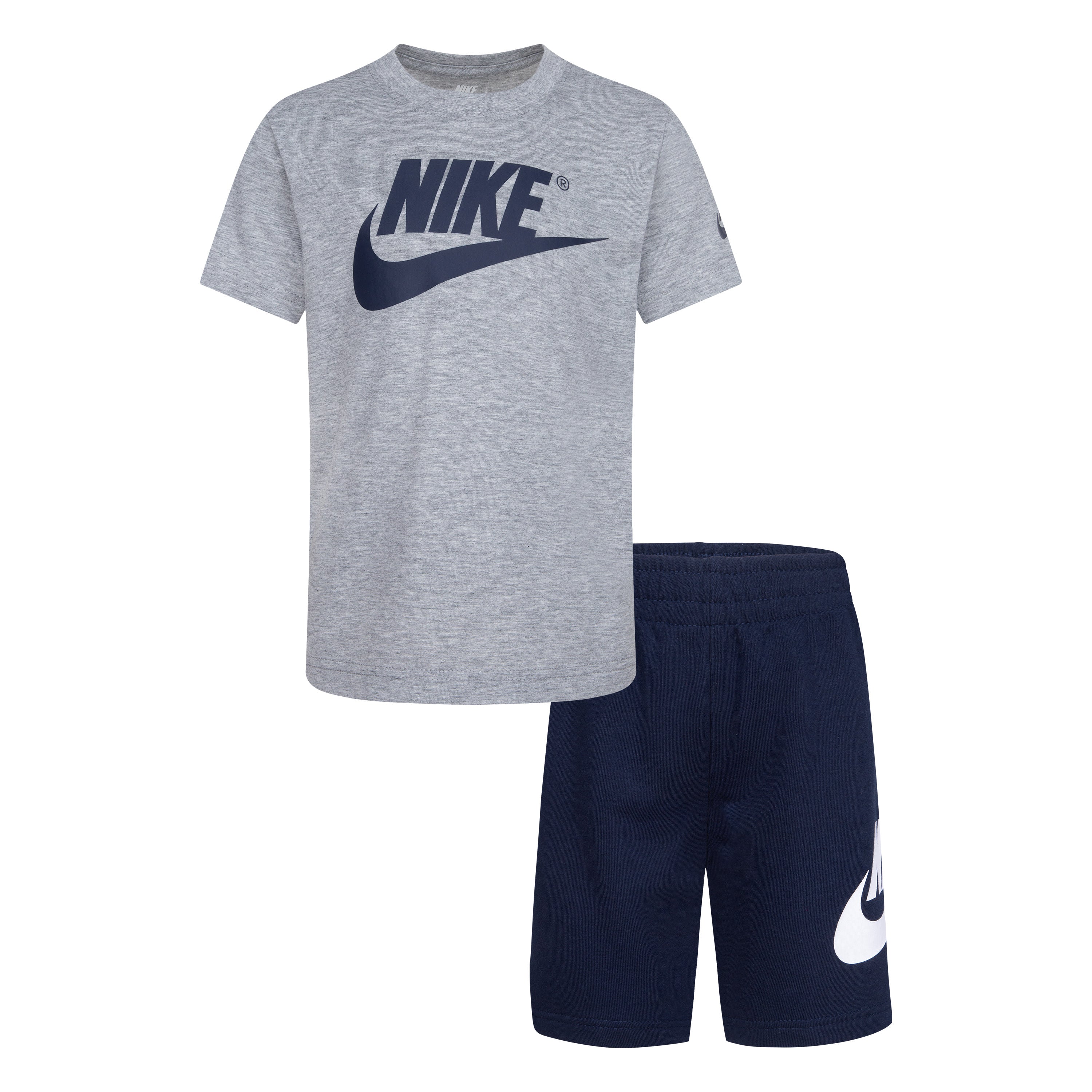 NIKE BOYS FUTURA 2-PIECE SET (GREY/NAVY)