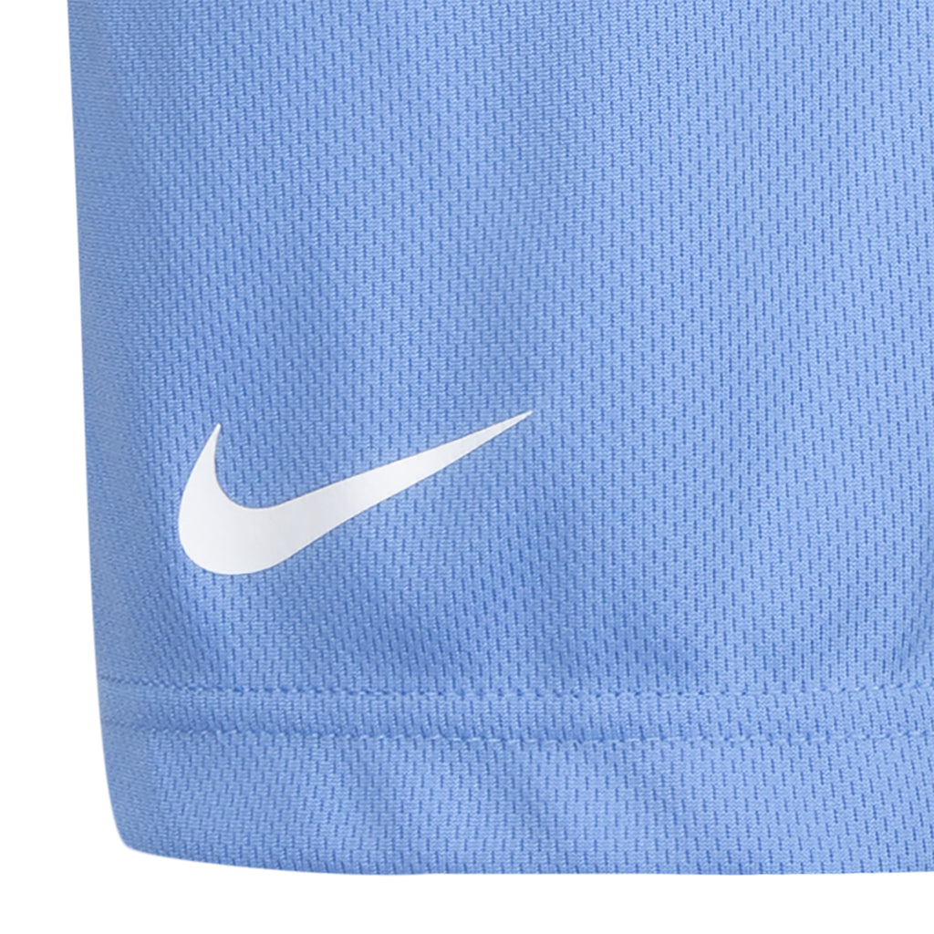 NIKE KIDS DRI-FIT T-SHIRT & SHORTS SET (WHITE/BLUE SIZE 4-7Y)