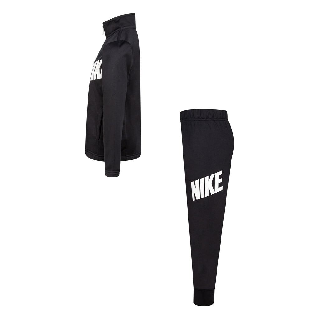 NIKE KIDS TRACK JACKET AND PANTS SET (BLACK SIZE 4-7Y)