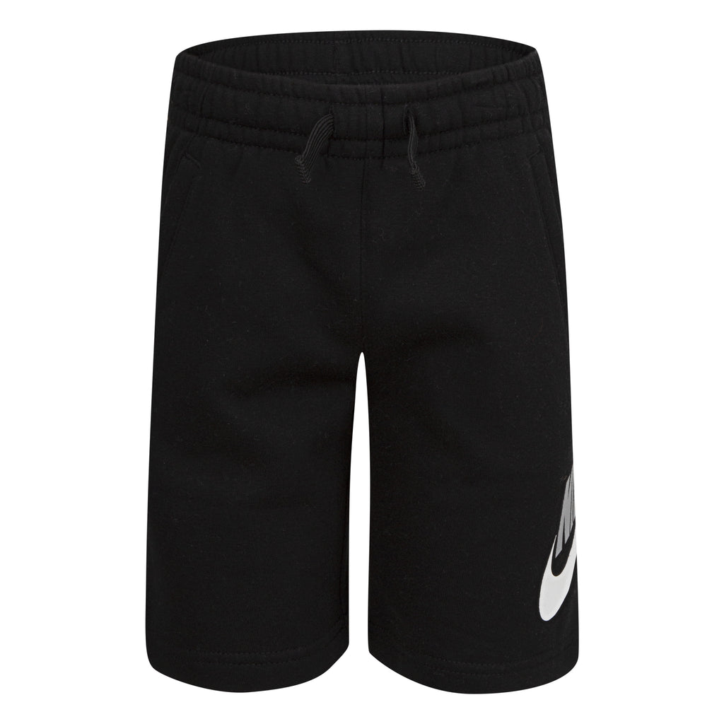 NIKE BOYS' CLUB FRENCH TERRY SHORTS (BLACK SIZE 4-7)