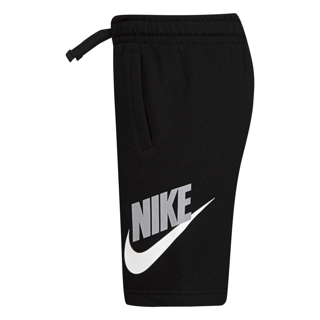 NIKE BOYS' CLUB FRENCH TERRY SHORTS (BLACK SIZE 4-7)