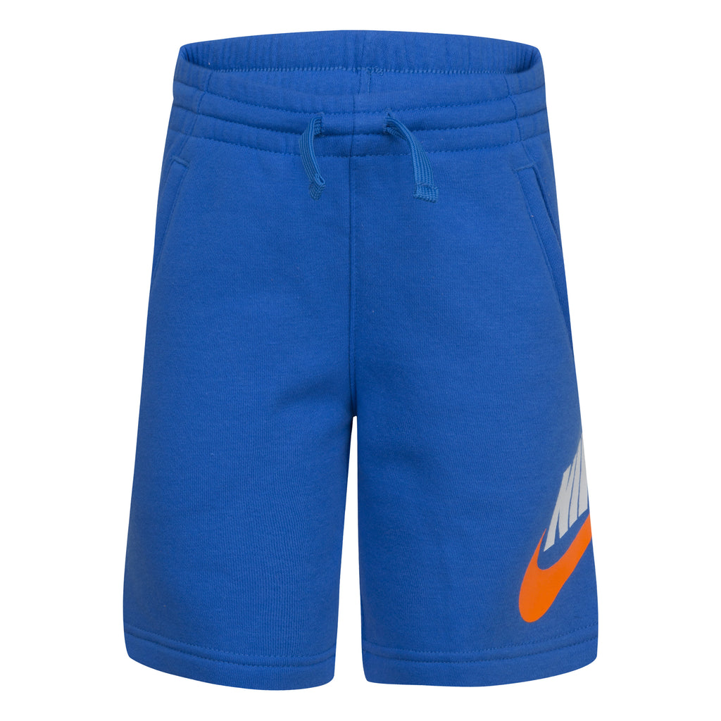 NIKE BOYS' CLUB FRENCH TERRY SHORTS (BLUE SIZE 4-7Y)