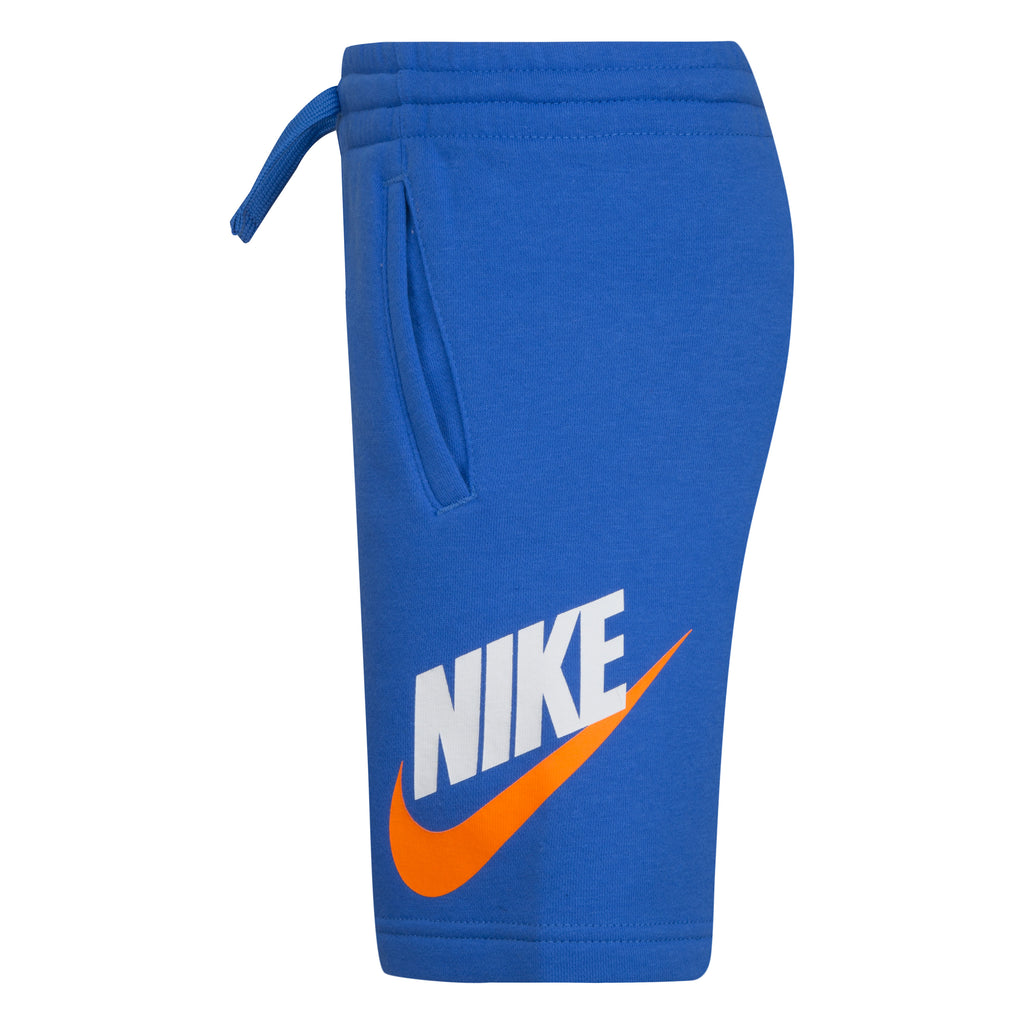 NIKE BOYS' CLUB FRENCH TERRY SHORTS (BLUE SIZE 4-7Y)