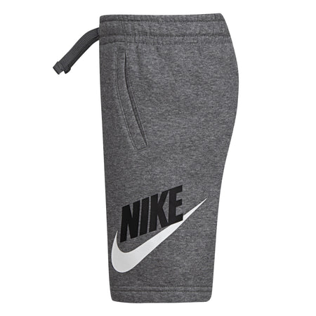 NIKE BOYS' CLUB FRENCH TERRY SHORTS (GREY SIZE 4-7Y)