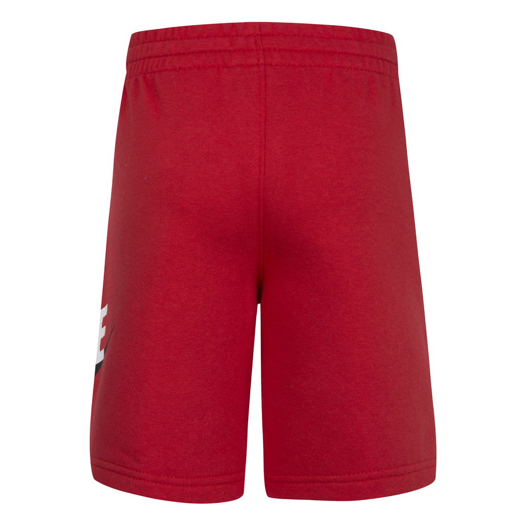 NIKE BOYS' CLUB FRENCH TERRY SHORTS (RED SIZE 4-7Y)