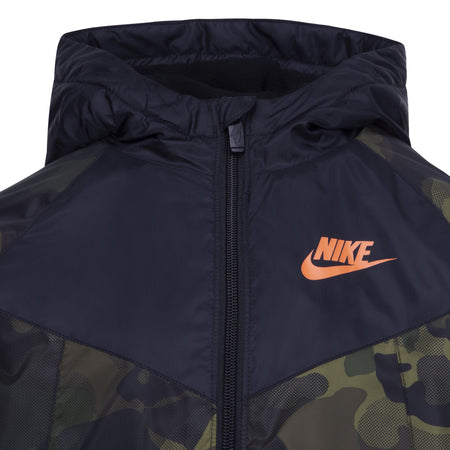 NIKE KIDS' SPORTSWEAR WINDBREAKER (CAMO SIZE 4-7Y)